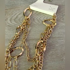 NWT a New Day gold link necklace
